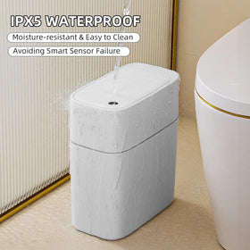 JUDRDO modern trash bin complements home decor