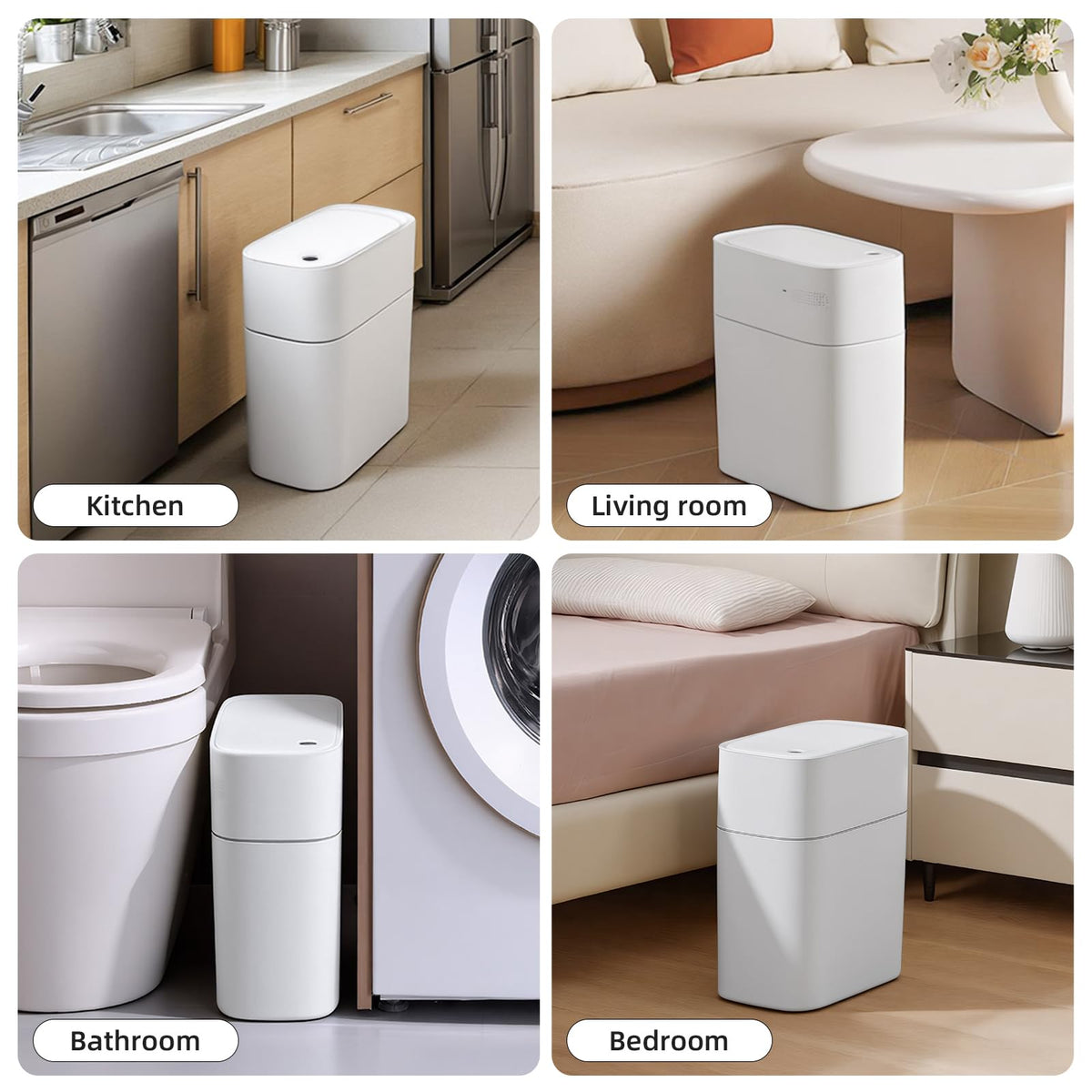 JUDRDO 3.5 gal capacity for daily waste in any room