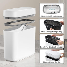 JUDRDO trash bag fixing ring keeps bags secure and neat.