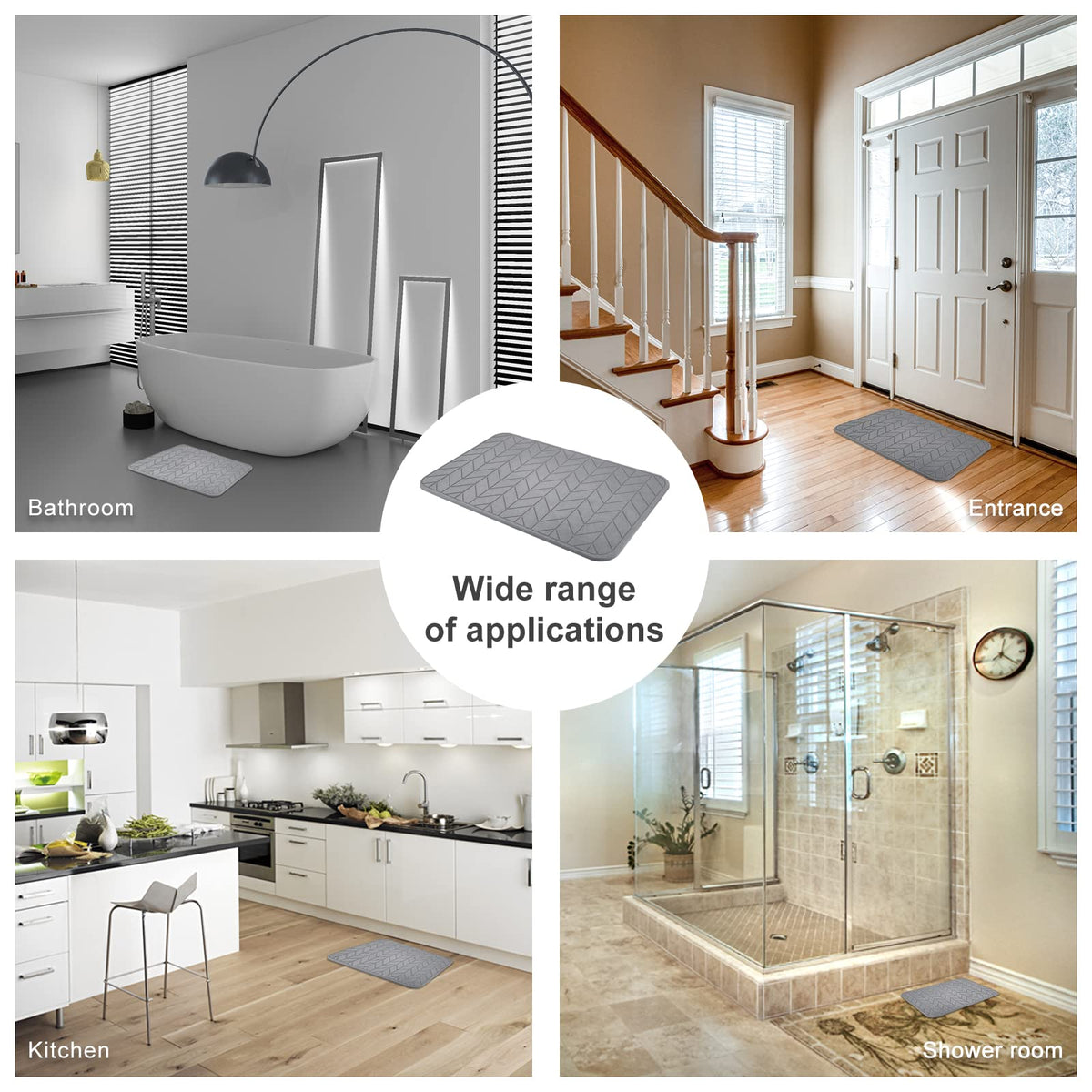 JUERLEN hard diatomaceous surface resists wear while staying sleek