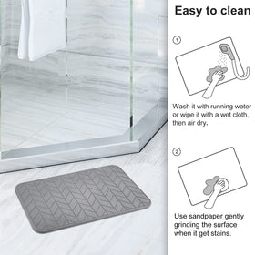 JUERLEN two-pack includes anti-slip underlay for safety during steps