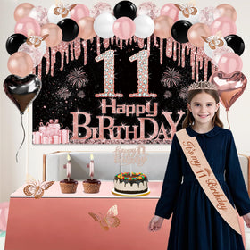 Juesly rose gold tiara with rhinestones for a festive crown.