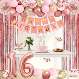 Juesly 16 candles with shimmer for cake decor