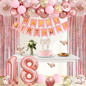 Juesly 18th birthday candles create warm festive glow