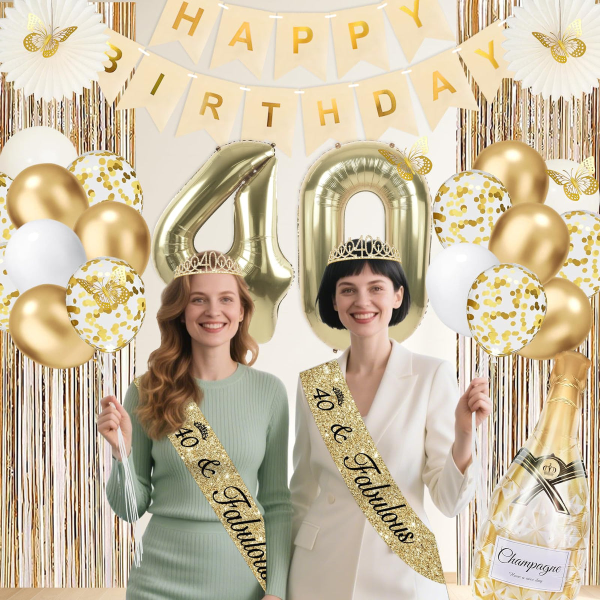 Juesly 40-number balloon for milestone photos