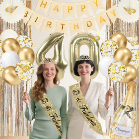 Juesly 40-number balloon for milestone photos