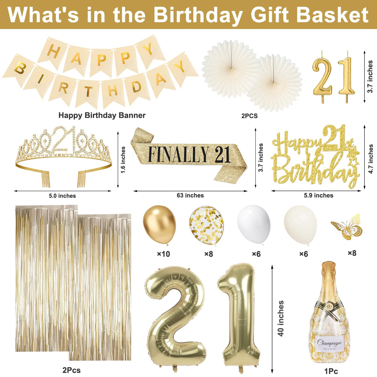 Juesly golden butterfly decorations sparkle for an elegant touch.