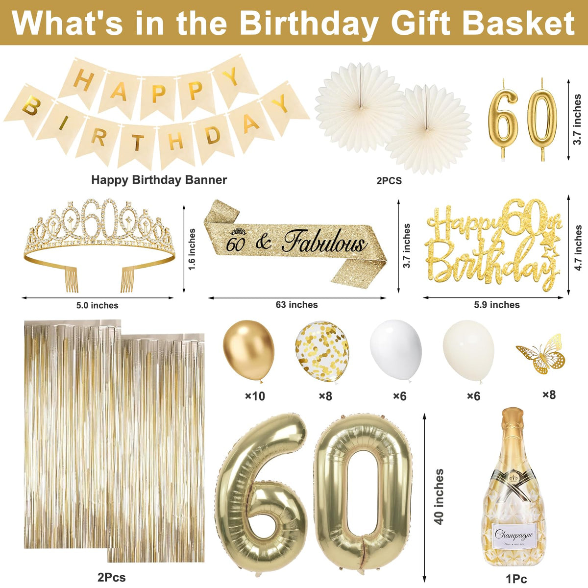 Juesly golden butterfly decorations add sparkle to the celebration