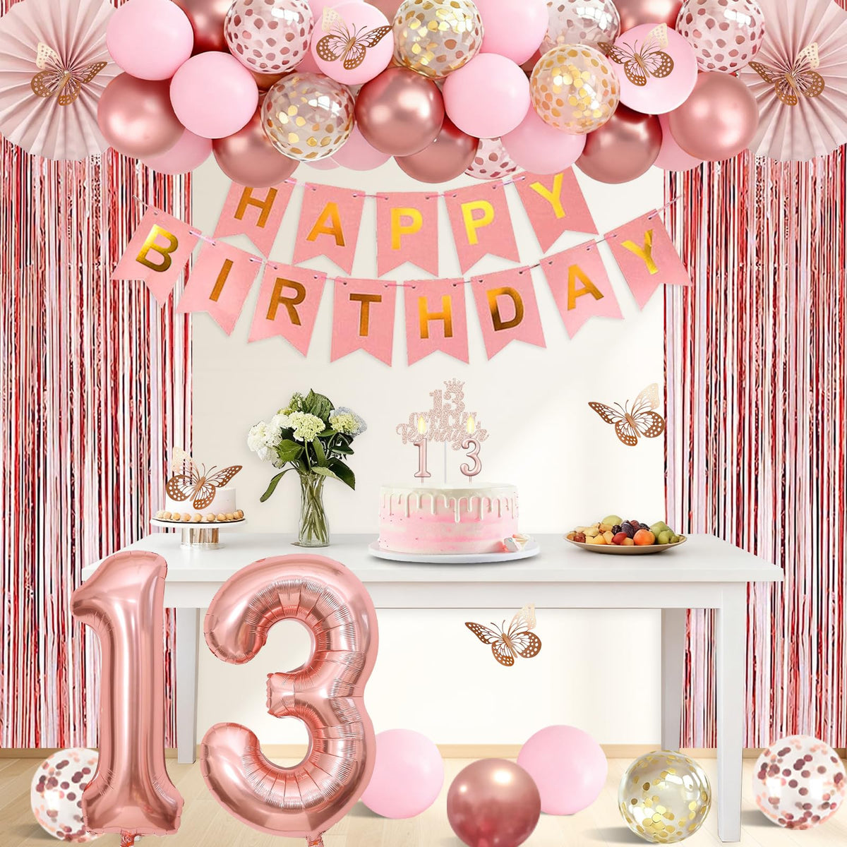 Juesly rose gold birthday candles spark a celebratory moment