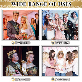 Juexica royal accessory set ideal for proms, weddings, and parties.