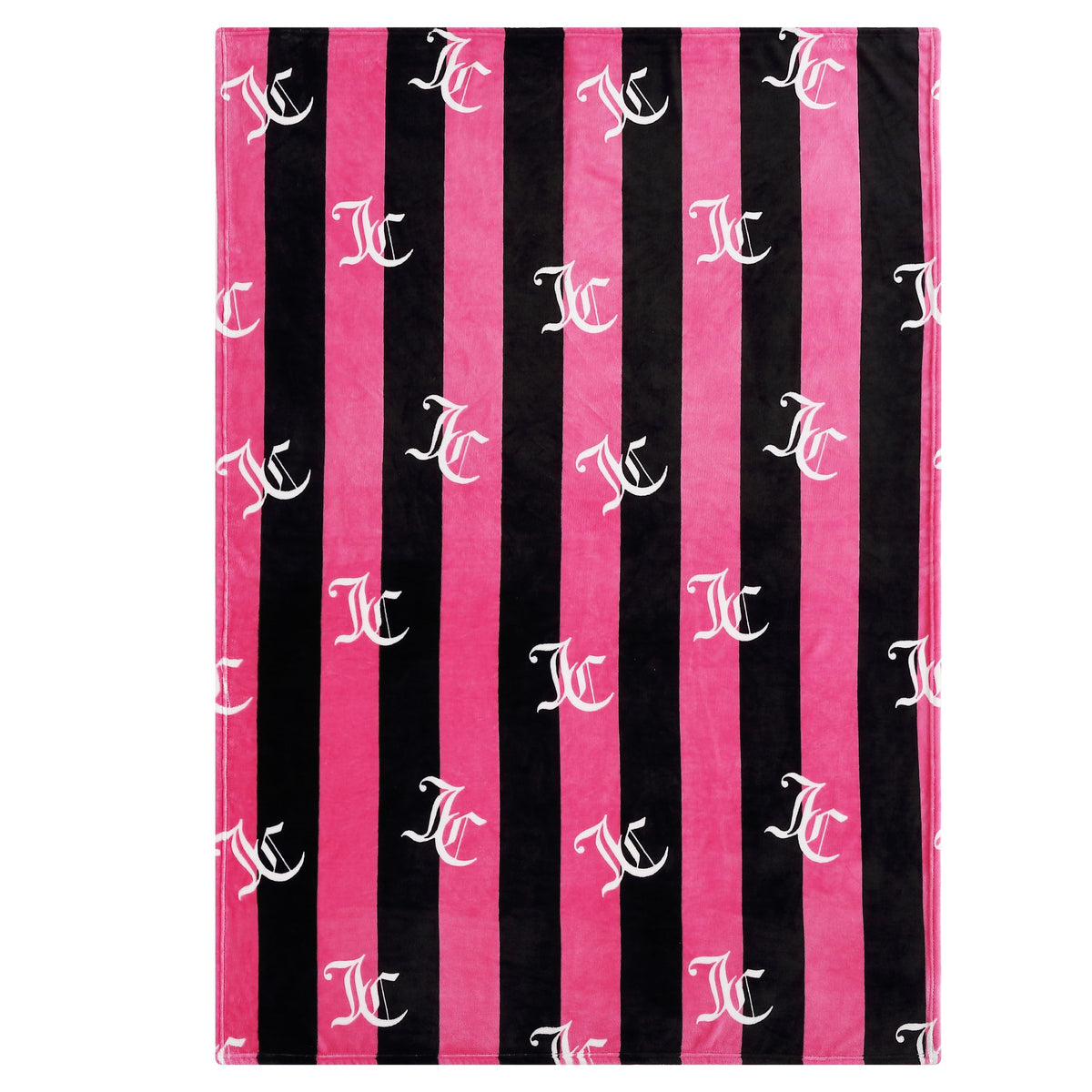 Cozy living room scene featuring the Juicy Couture Cabana Plush throw.
