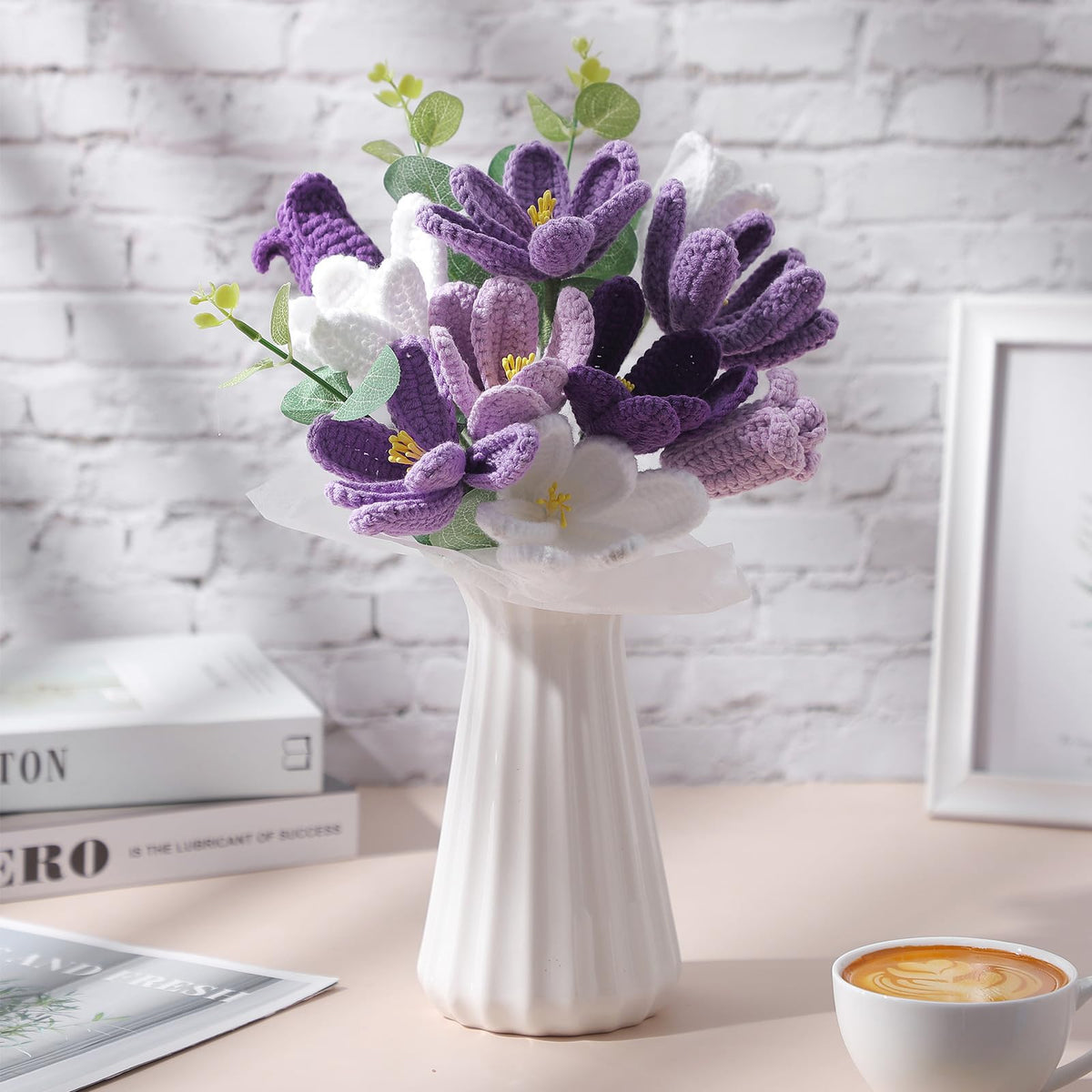 Juinte handmade crochet bouquet showcasing artisan craftsmanship and care.