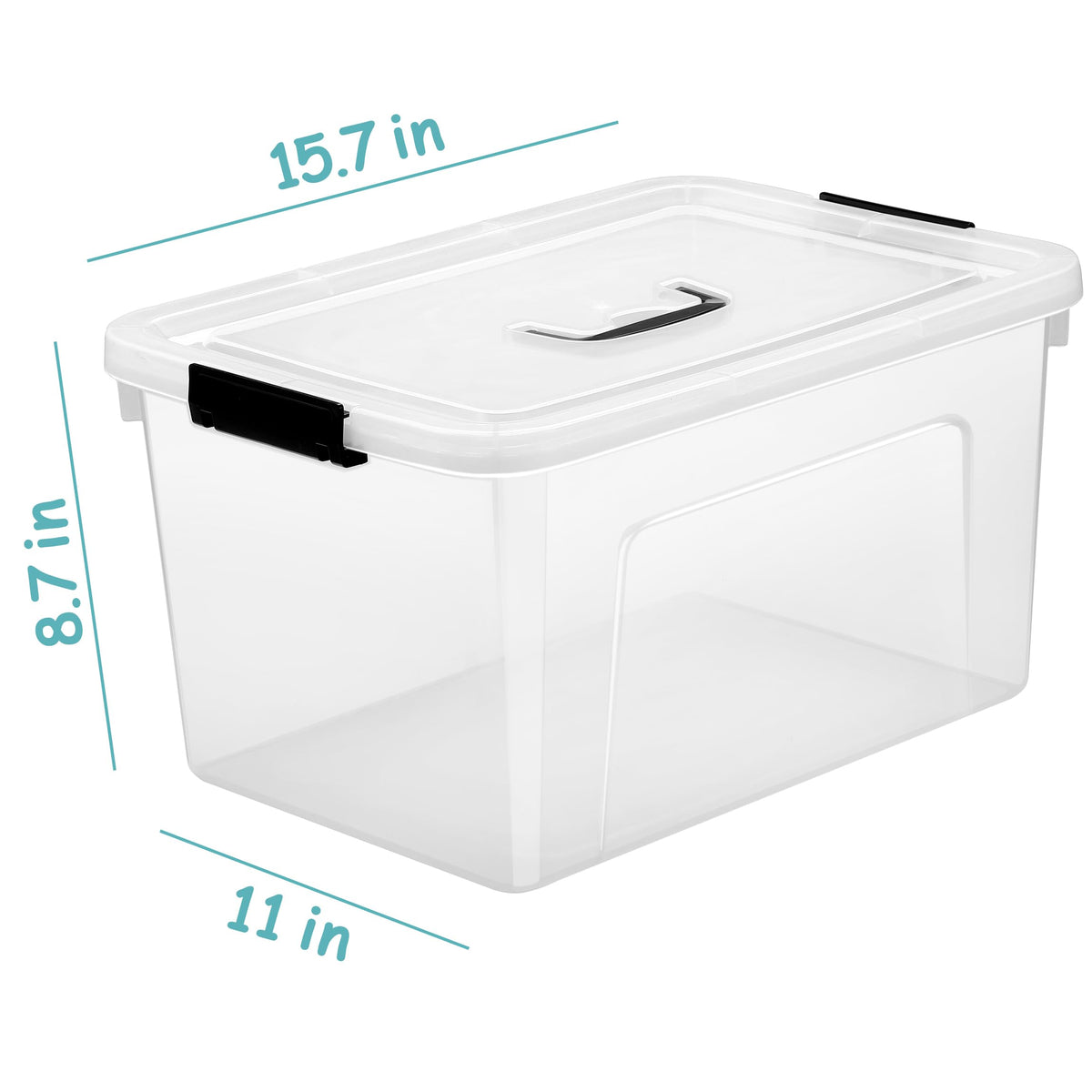 JUJIAJIA stackable design helps save space in garage or closet.