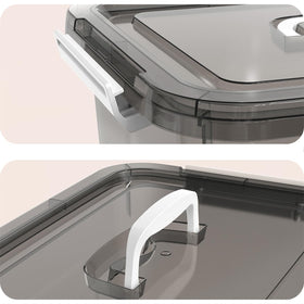JUJIAJIA bin with secure latching buckles protecting contents.
