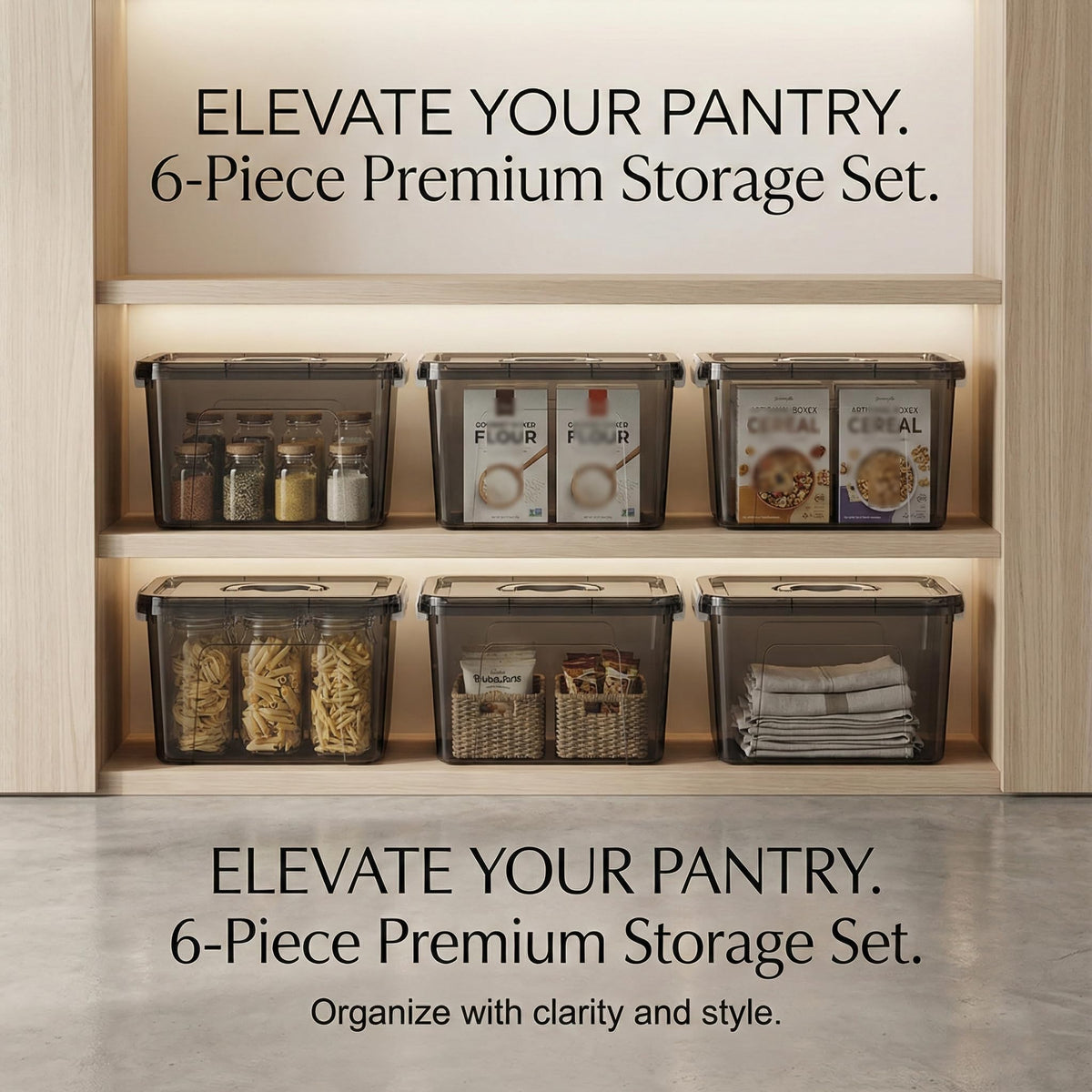 JUJIAJIA stack-stable grooves for secure vertical storage.