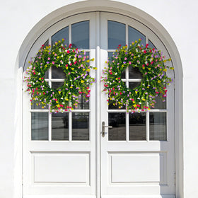 Julako housewarming gift wreath offers timeless cottage charm.