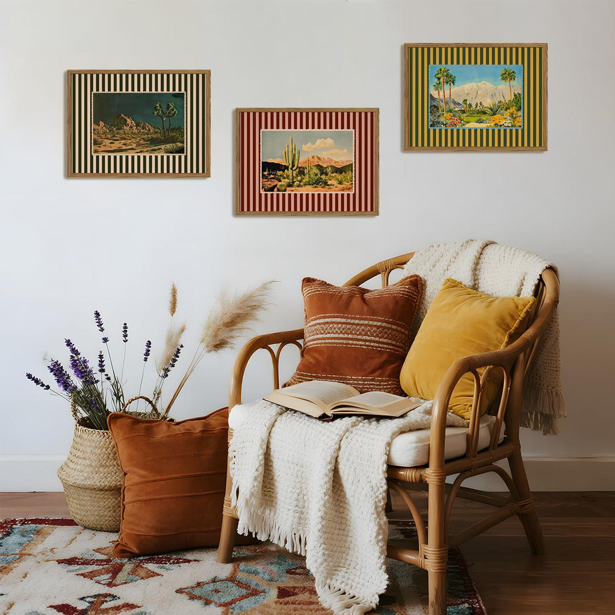 Julaydi framed tropical oasis print enhances sunlit walls