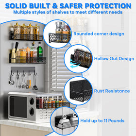 JulktLli metal baskets in medium size for versatile organization.