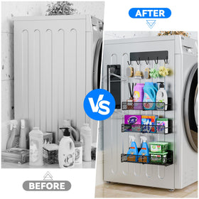 JulktLli metal baskets in small size for kitchen storage efficiency.