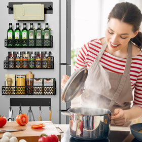 JulktLli strong magnets keep items securely in place on metal surfaces.