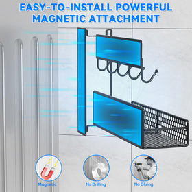 JulktLli tool hooks provide no-drill storage options in laundry or kitchen.