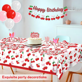 julyshy cherry cupcake toppers 13 pcs decorate treats beautifully