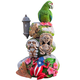 JULYSVE Puerto Rico souvenir with Coqui sound base evokes island memories.