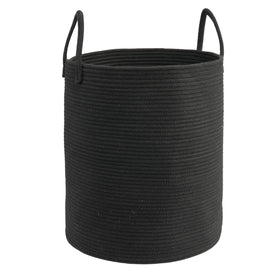 JUNBOLE front view: 15x20 rope basket ideal for spacious laundry storage