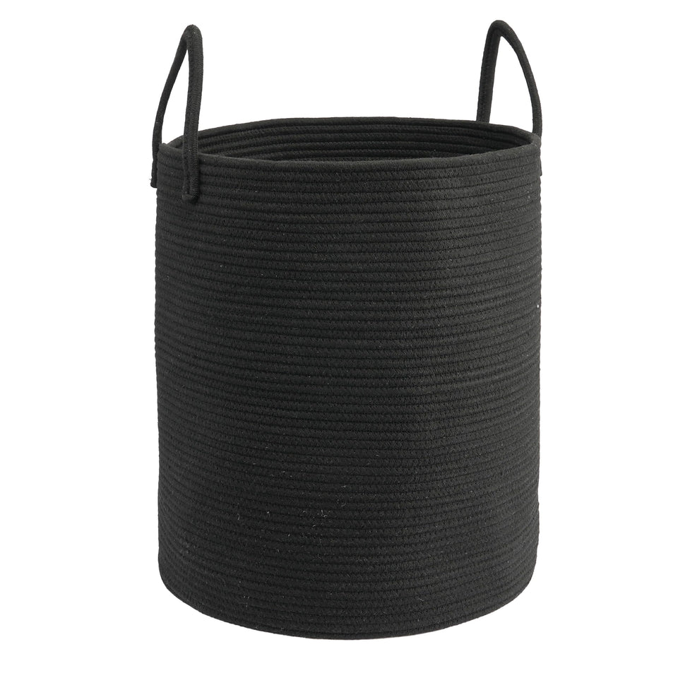 JUNBOLE front view: 15x20 rope basket ideal for spacious laundry storage