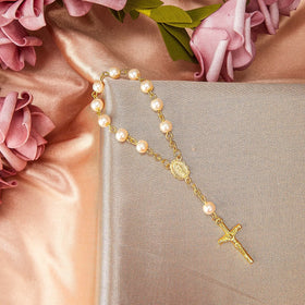 Junkin rosary length 4.5 inches keepsake