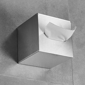 JunSun square tissue box cover 5x5x5 inch dimensions fit desks and nightstands