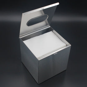 JunSun square tissue box cover tabletop setup with non-slip feet on desks