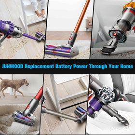 JUNWOOD warranty and support card accompanies the battery.