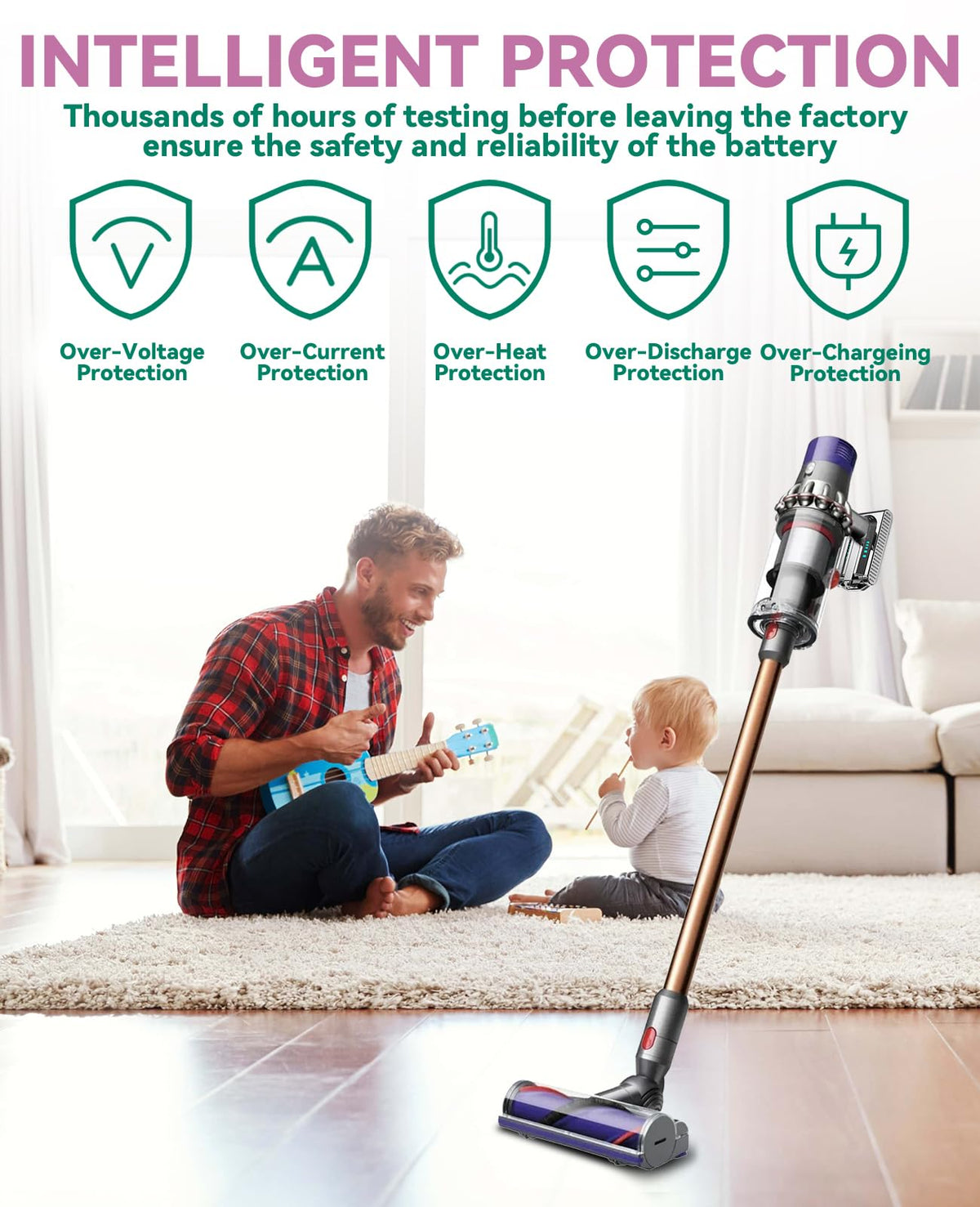 JUNWOOD cordless vacuum use scenarios show ideal cleaning routines for stairs and cars.