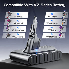 JUNWOOD V7 Slim compatible battery ready for quick replacement.