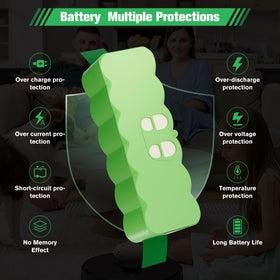 JUNWOOD 6.4Ah battery charging port close-up, supports fast, safe charging.