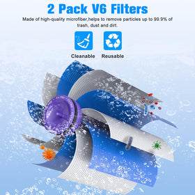 Designed for Dyson V6 Animal, Motorhead, and Slim vacuums