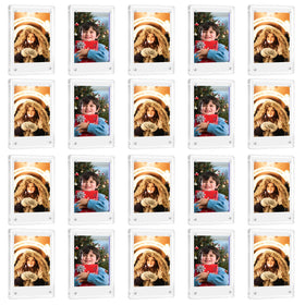 JUOIFIP acrylic polaroid fridge frame on fridge displaying memories clearly