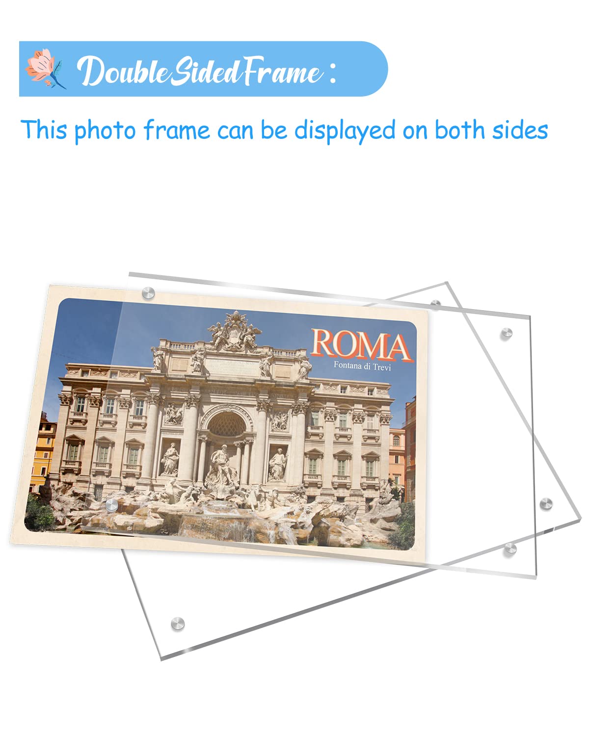 JUOIFIP floating display stand creates a light, floating visual effect.