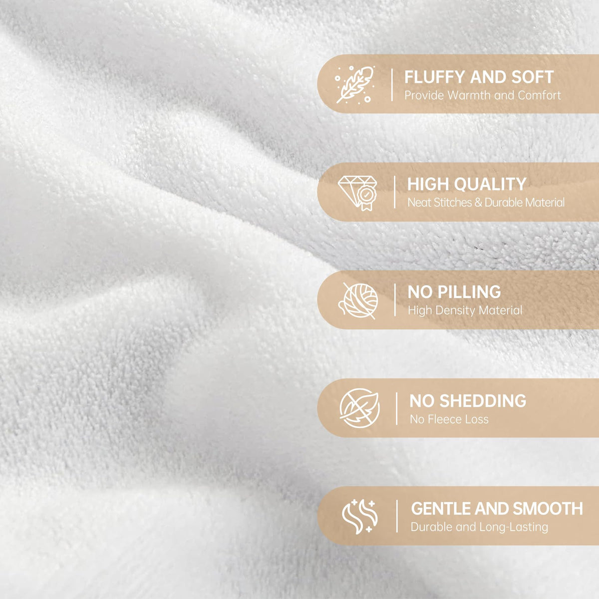 Juratar blanket size 50x60 inches offers versatile coverage.