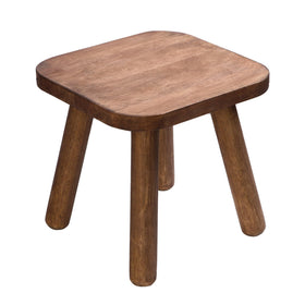 Jurath wooden step stool compact size ideal for small spaces and quick tasks