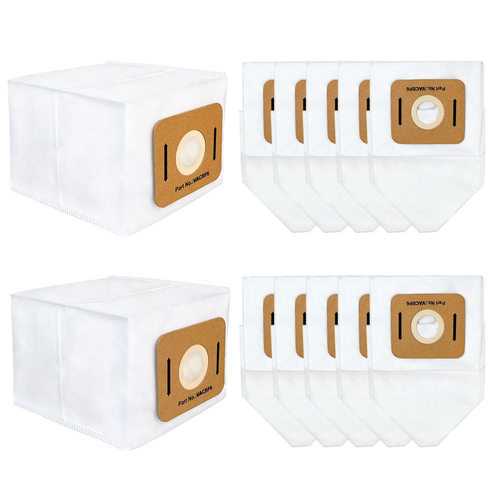 Jusiwow VACBP6 bags for Atrix Ergo models in a 12-pack for clean dust containment