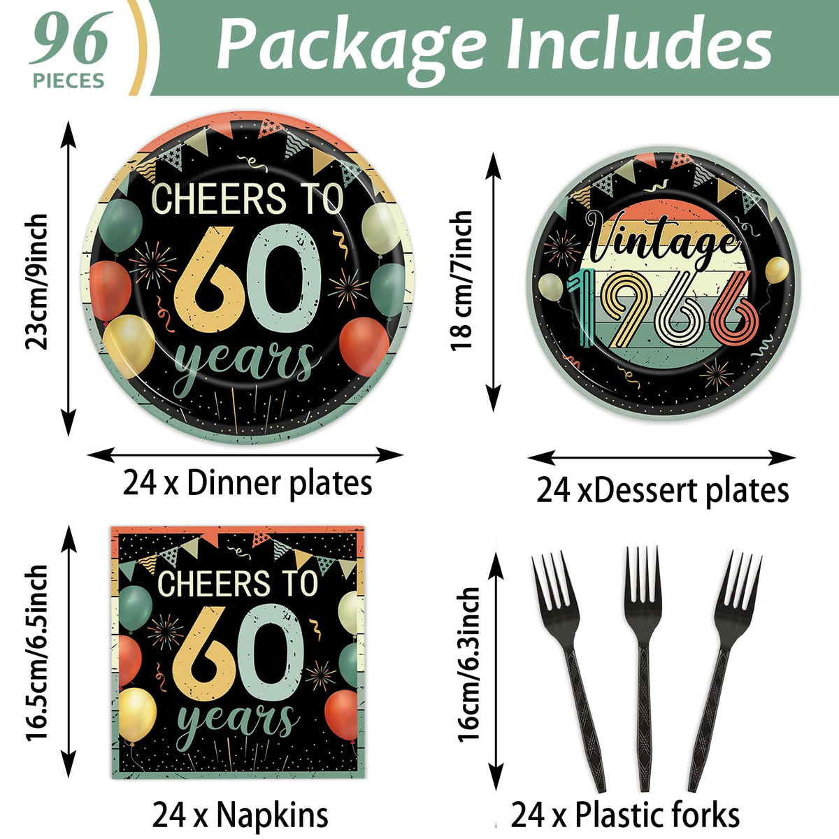 Justforjoyful back-in-1966 pattern plates add nostalgic charm to the table.