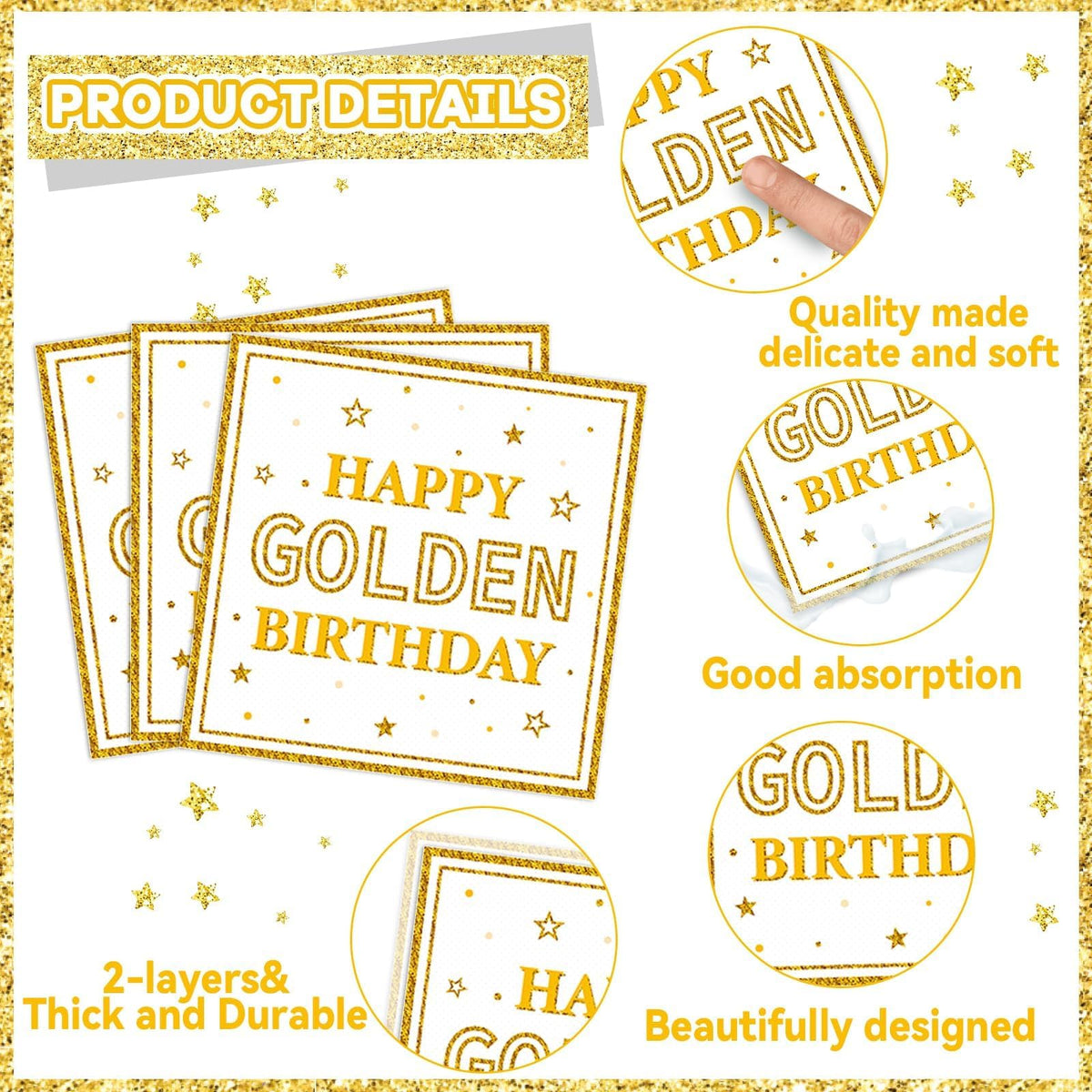 Justforjoyful golden forks provide sturdy serving for stylish celebrations
