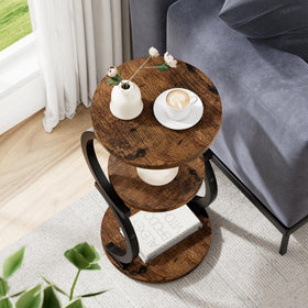 JUSTOGO compact end table designed for easy relocation around the home