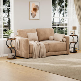 JUSTOGO stable feet end table prevents wobble on hardwood floors