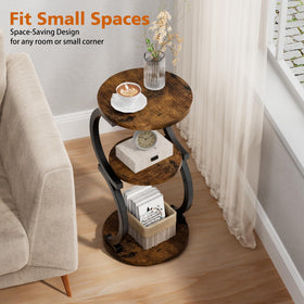 JUSTOGO storage shelf bedside compact table suitable for small rooms