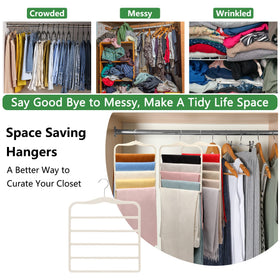JUUBAOOPN ABS-material construction delivers durable, reliable hangers.