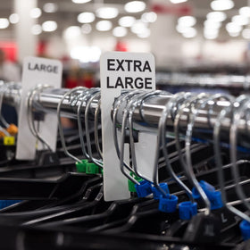 Juvale durable polypropylene construction for long-lasting closet organization.