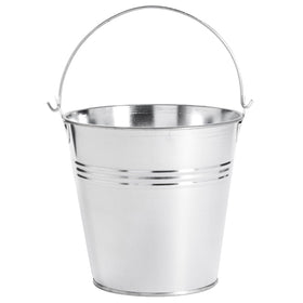 Juvale metal pails with handles suited for table decor.